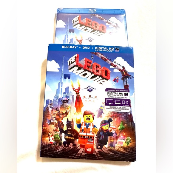 LEGO BLU RAY Ultaviolet New Factory Sealed DVD The LEGO Movie - Picture 3 of 5